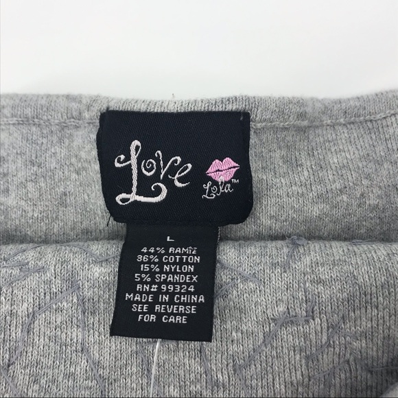 New Love Lola Halterneck Sequin gray Tank size L - Picture 4 of 6